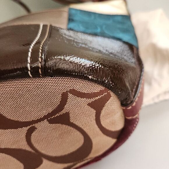 Coach Hollday Patchwork Bleecker Duffle Bag - Picture 9 of 15